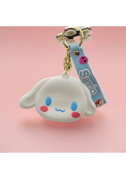Mini Bozukluk Cüzdan Popitli Cinnamoroll Kuromi Stitch Kurbağa Rengarenk Silikon Fermuarlı Cüzdan