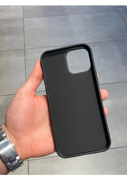 Apple iPhone 13 Pro Max Uyumlu Içi Kadife Silikon Lansman Kılıf