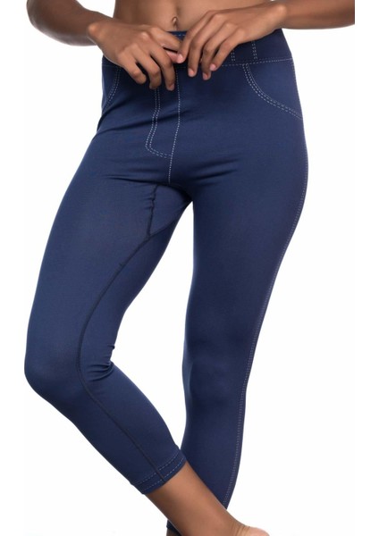 Miraxx Mavi Mı Emay 3801 Soft Kot Tayt