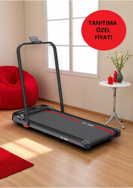 Vfit By Runmate Compact Koşu Bandı Manuel Eğim Ayarlı Katlanabilir Uzaktan Kumandalı 10KM Hız