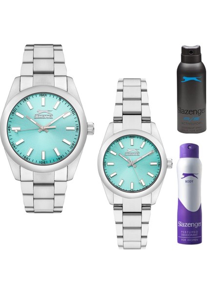 Çift Saati - Sevgili Saatleri - 2 Yıl Garanti - 3 Atm Su Geçirmez- Eşleşen Deodorant