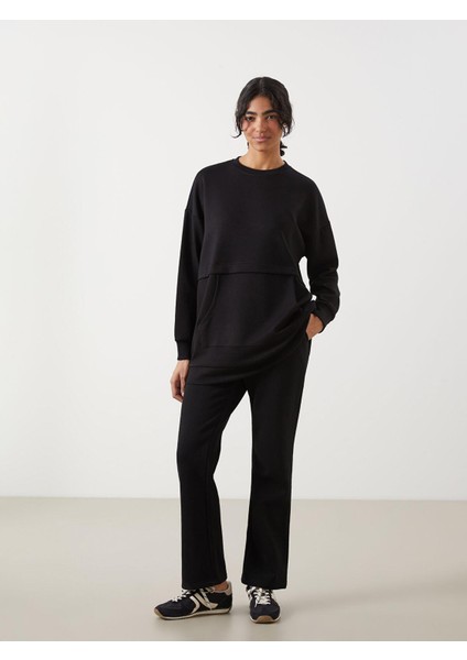 Lcw Modest Bisiklet Yaka Oversize Kadın Sweatshirt Tunik (S5) fiyatları