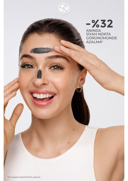 Arındırıcı Siyah Nokta Karşıtı Kömür Maske-Süksinik Asit-Sebo Active Clear Botanik Kompleks-75ml modelleri