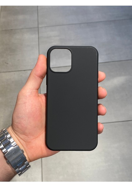 Apple iPhone 12 ve 12 Pro Uyumlu Darbe Emici İçi Kadife Lansman Silikon Kılıf
