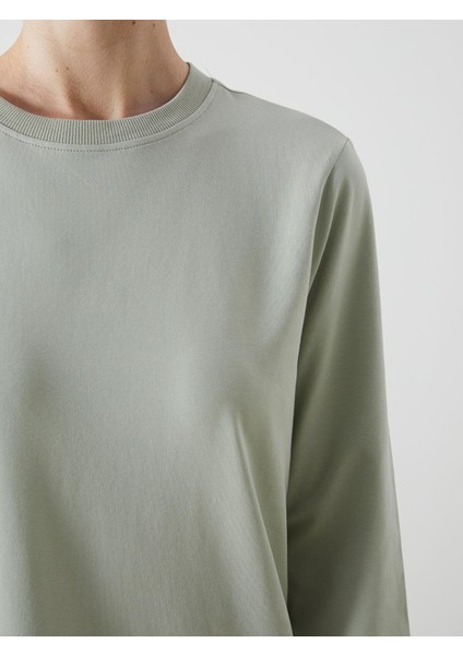 Lcw Modest Bisiklet Yaka Kadın Sweatshirt Tunik (S5) modelleri