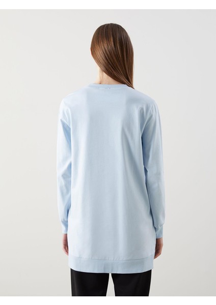 Lcw Modest Bisiklet Yaka Kadın Sweatshirt Tunik (S5) fırsatları