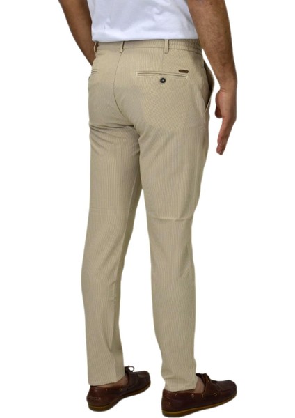 Erkek Bej Rengi Jogger Lastikli Pantolon 1920 BGL-ST04419