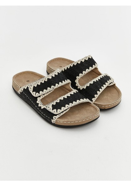 Lcw Steps Cırt Cırtlı Çift Bantlı Kadın Terlik (S5)