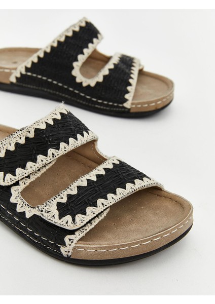 Lcw Steps Cırt Cırtlı Çift Bantlı Kadın Terlik (S5) modelleri