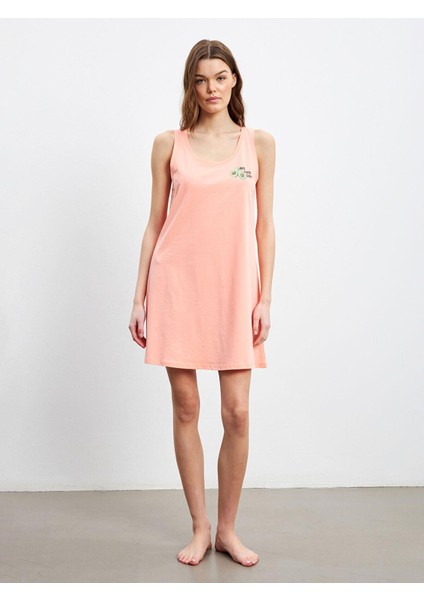 Lcw Dream Bisiklet Yaka Baskılı Kadın Gecelik (S5) fiyatları