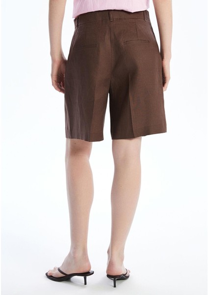 Lcw Vision Loose Fit Keten Kadın Şort (S5) fırsatları