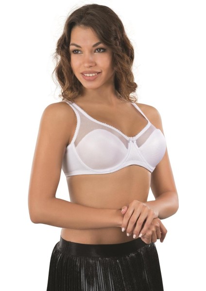 Miraxx Beyaz Mı Emay 169 B Basic Balenli Toparlayıcı Sütyen