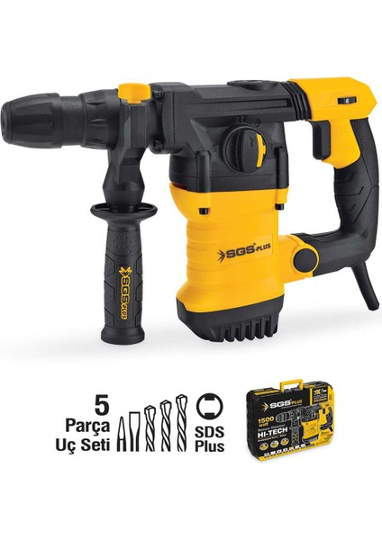 SGS5183 Sds Plus 5 Joules Kırıcı Delici Matkap 1500 Watt