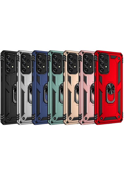 Samsung Galaxy A73 Kılıf Rose Gold Panther Yüzüklü Silikon Orijinal Esnek Ince Geliştirilmiş Dayanıklı Darbe Karşıtı Yeni Nesil Tasarım (Samsung Galaxy A73, Rose Gold) fiyatları