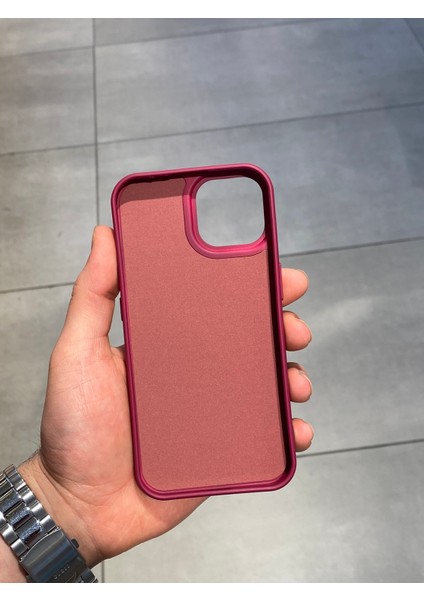 Apple iPhone 15 Uyumlu Içi Kadife Silikon Lansman Kılıf