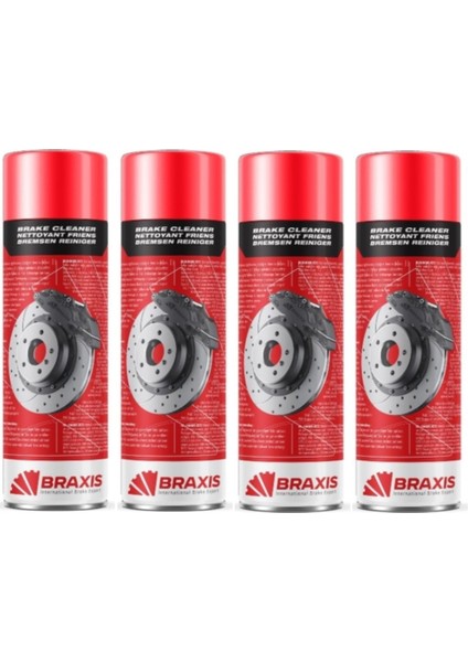 Braxis Fren Balata Spreyi Braxis 500 ml 4 Adet