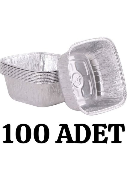 Sütlaç Kasesi Alüminyum Folyo Kase Aşure Tatlı Kabı 100'lü