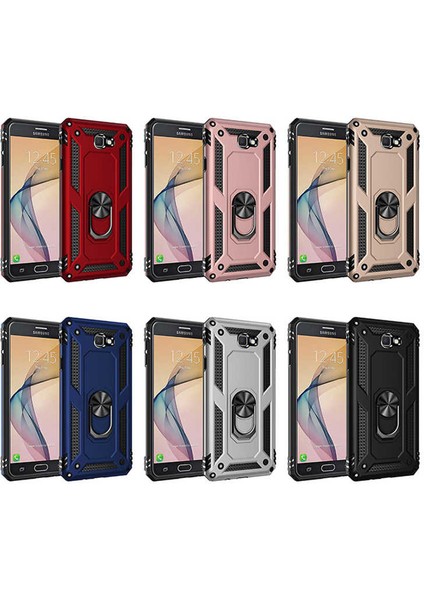 Samsung Galaxy J7 Prime Kılıf Rose Gold Panther Yüzüklü Silikon Orijinal Esnek Ince Geliştirilmiş Dayanıklı Darbe Karşıtı Koruyucu Yeni Nesil Tasarım (Galaxy J7 Prime ile Uyumlu, Rose Gold)