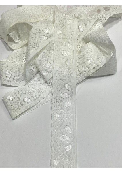 Likralı Dantel / Esnek Dantel / 3 Metre / 3,5 Cm /