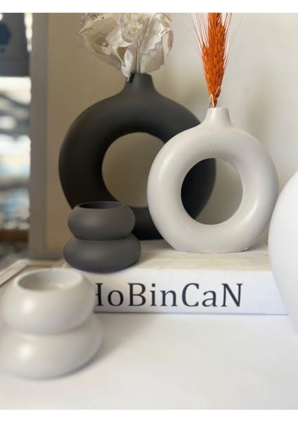 Sevgili Vazo Set Dekoratif Halka Mumluklu Set fırsatları