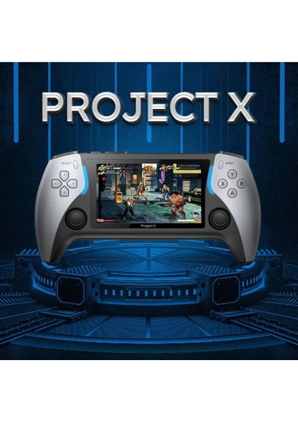 Yeni Proje X: 4.3 Inç IPS Ekranlı, Çift Joystickli Retro Ps1 Arcade Hd Oyun Konsolu