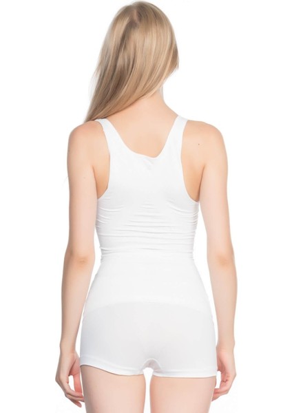 Miraxx Beyaz Mı Emay 5015 Kalın Askılı Atlet Korse modelleri