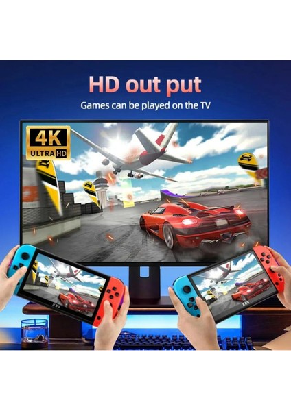 X80 7.0 Inç Hd Ekranlı El Oyun Konsolu 20000 Oyun Mavi Kırmızı modelleri