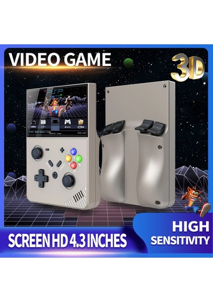 R43 Pro Retro Oyun Konsolu – 64GB, 20.000+ Yüklü Oyun, 4.3” Ekran, Psp/ps1, Hdmı, Uzun Pil Ömrü