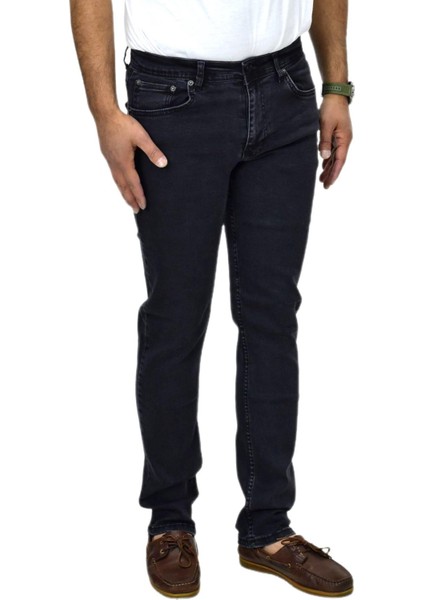 Erkek Siyah Jeans Pantolon Regular Fitt 320 BGL-ST04490
