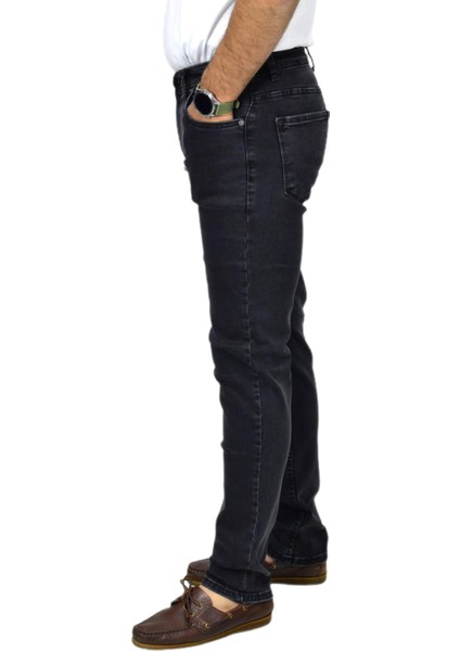 Erkek Siyah Jeans Pantolon Regular Fitt 320 BGL-ST04490 fırsatları