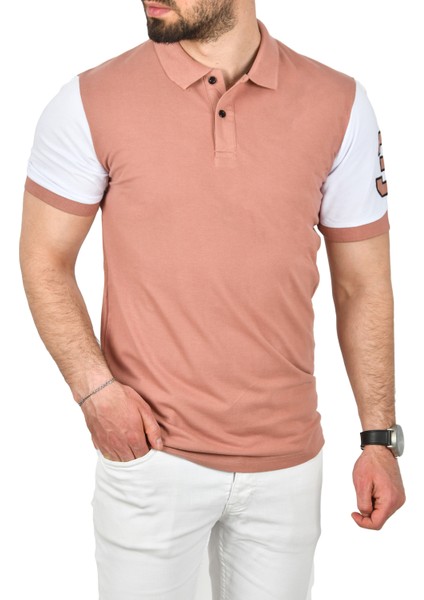 Dar Kesim Pamuklu Polo Yaka Tişört Slim Fit Nefes Alan Kıvrılmaz Polo Yaka Tişört 2503022 fiyatları