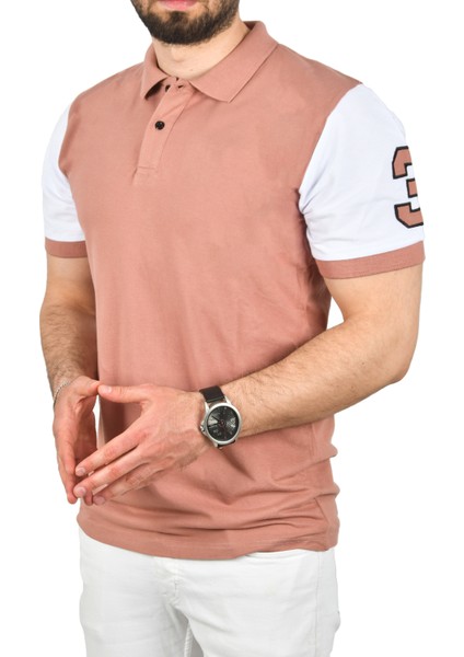 Dar Kesim Pamuklu Polo Yaka Tişört Slim Fit Nefes Alan Kıvrılmaz Polo Yaka Tişört 2503022 fırsatları