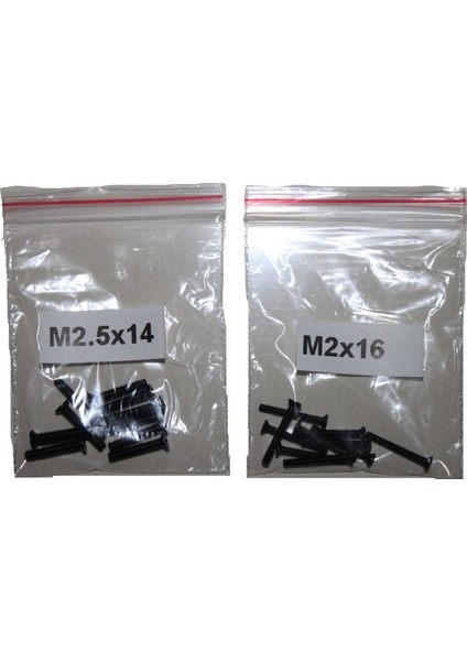 YATE10 20 Adet 14-16MM Laptop Vidası Kilitli Poşet