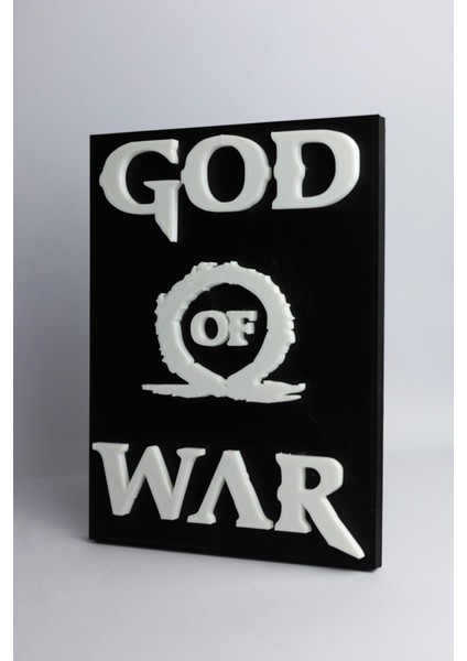 God Of War - 3 Boyutlu Tabela 14.5 cm x 20 cm x 1.5 cm fiyatları