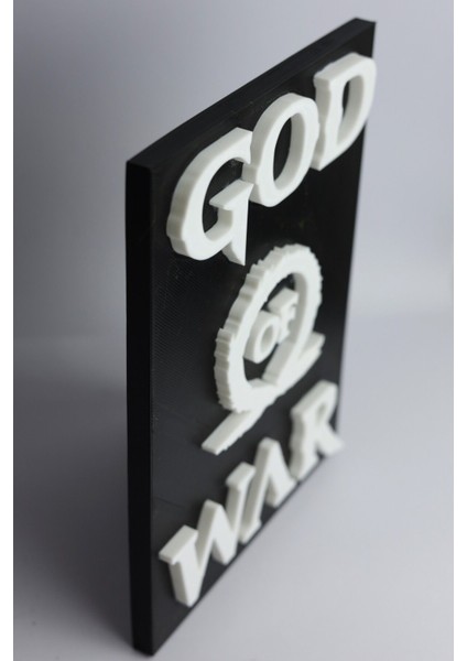 God Of War - 3 Boyutlu Tabela 14.5 cm x 20 cm x 1.5 cm fırsatları