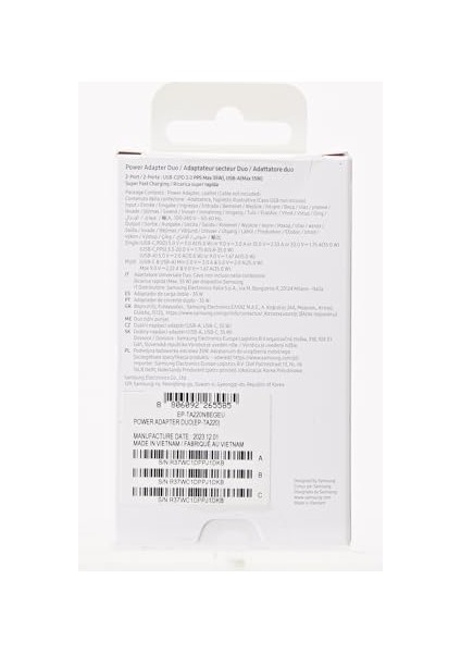EP-TA220N Wall Ikili Hızlı Şarj Adaptörü (35W-15W) - Siyah