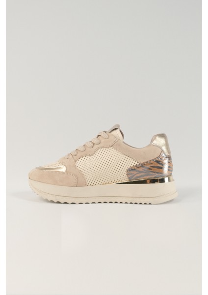 Lavinia Bej Desenli Deri Kadın Sneakers, Deri, Günlük Ayakkabı, Spor Ayakkabı 25081 fiyatları