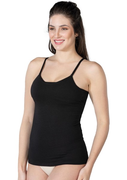 Miraxx Siyah Mı Emay 1412 Modal Cotton Kaplı Atlet