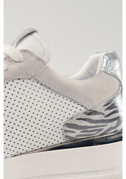 Lavinia Bej Desenli Deri Kadın Sneakers, Deri, Günlük Ayakkabı, Spor Ayakkabı 25081 indirimleri