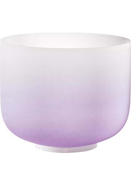 CSBC8B Crown Chakra 8'' Crystal Singing Bowl Note B4 (Color Frosted Purple)