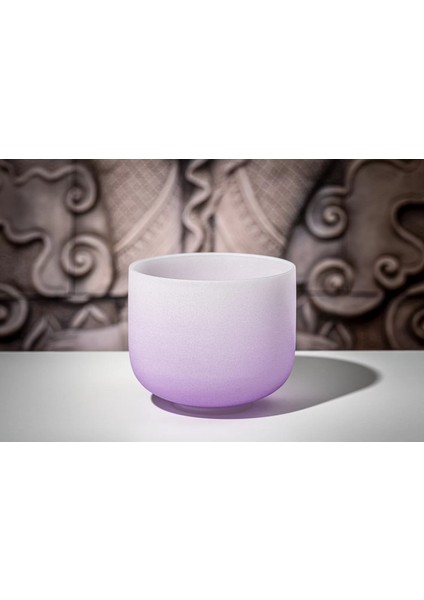 CSBC8B Crown Chakra 8'' Crystal Singing Bowl Note B4 (Color Frosted Purple) fiyatları