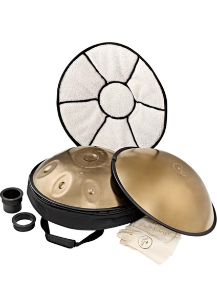 HPSTL90 Stainless Steel D Kurd 9 Note Handpan (Vintage Gold) modelleri