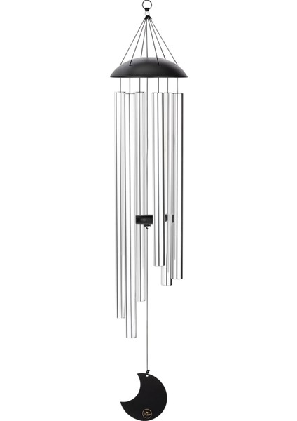 MMC44S Ay Sembollü Moon Meditation 44" Chime (Gümüş)
