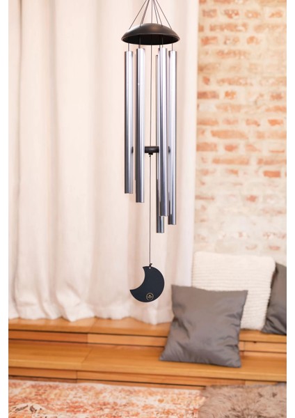 MMC44S Ay Sembollü Moon Meditation 44" Chime (Gümüş) modelleri