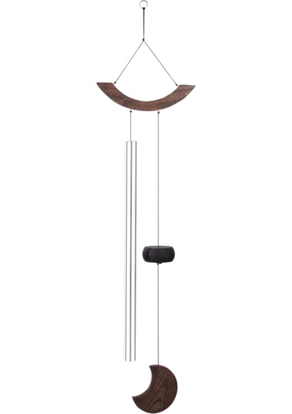 MMC49S Ay Sembollü Kavisli 49" Chime (Gümüş)