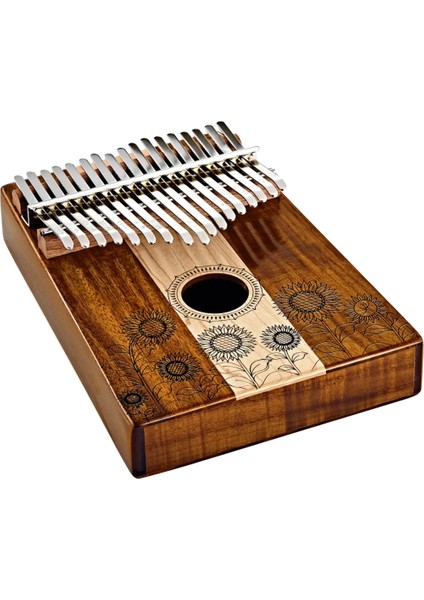 KL1706H Sound Hole C Major 17 Note Kalimba (Maple &amp; Acacia)