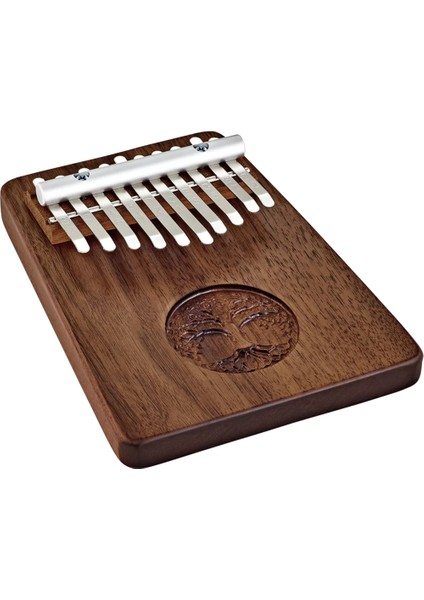 KL1001TOL Solid Tree Of Life C Major 10 Note Kalimba (Black Walnut)