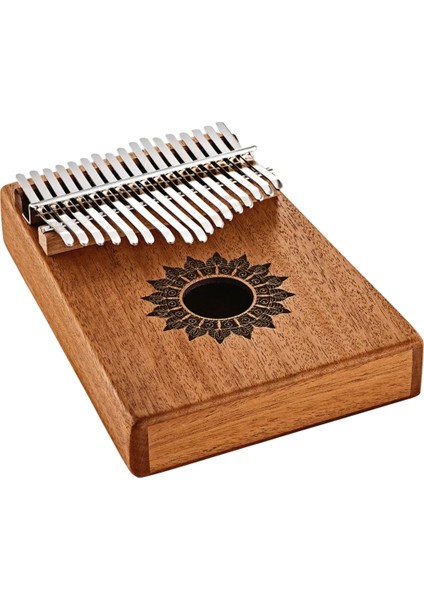 KL1708H Sound Hole C Major 17 Note Kalimba (Mahogany Matte)