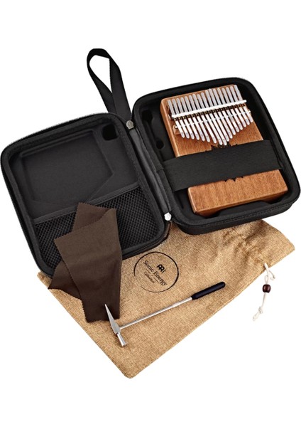 KL1708H Sound Hole C Major 17 Note Kalimba (Mahogany Matte)