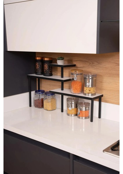 Mutfak Köşe Rafı Tezgah Üstü Düzenleyici Mutfak Rafı Baharatlık Organizer Banyo Rafı fiyatları